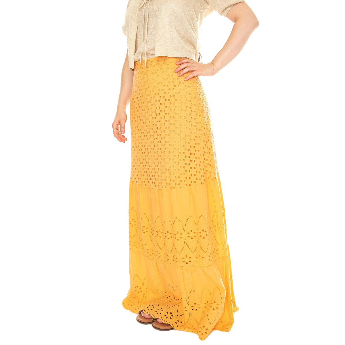 Skirt Orange - Gonna Arancione 86904503 . MD'M 