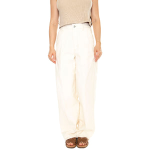Obey Lily Carpenter Denim Unbleached - Pantaloni Denim Jeans Donna Beige 242010052-UBL . OBEY 