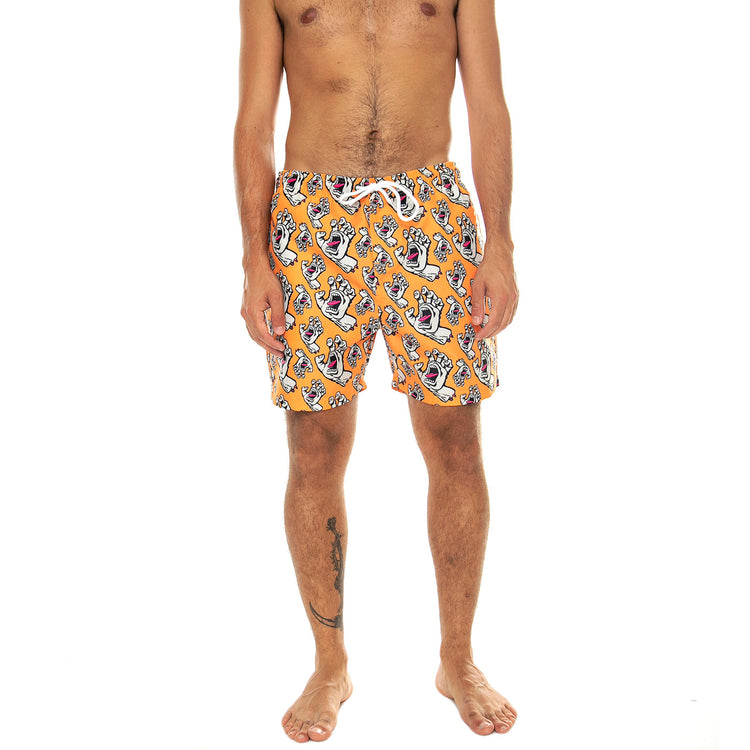 Hands All Over Apricot - Costume da Bagno Uomo Multicolore SCA-SHR-5042 . SANTA CRUZ 
