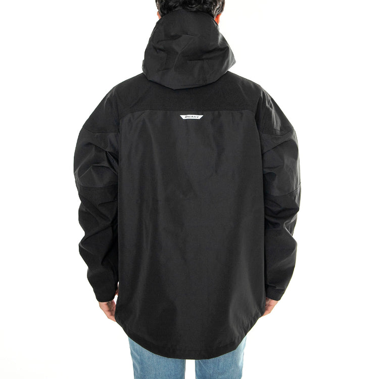 Waterproof Shell Jacket Black - Giacca con Cappuccio Uomo Nera DK0A4YNBBLK1 . DICKIES 