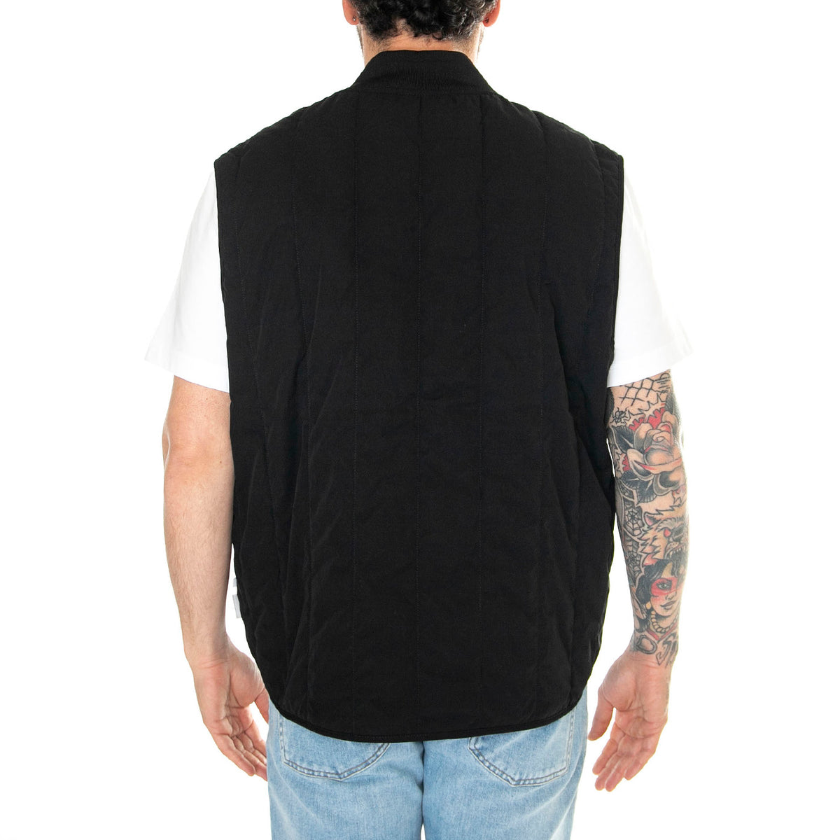 Quilted Vest Black - Giacca Smanicata Uomo Nera DK0A4YVGBLK1 . DICKIES 