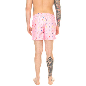Palm Swimshorts 3300 - Costume da Bagno Uomo Rosa PAL116-3300-3300 . HAPPY SOCKS 