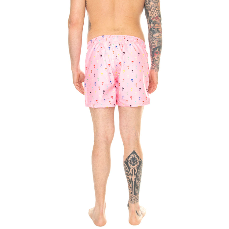 Palm Swimshorts 3300 - Costume da Bagno Uomo Rosa PAL116-3300-3300 . HAPPY SOCKS 