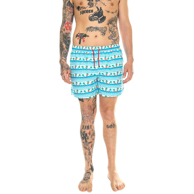 M' Palm Beach Swimshorts 6000 - Costume da Bagno Uomo Multicolore PBE116-6000 . HAPPY SOCKS 