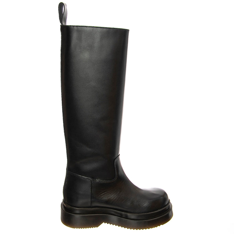 T BOOT 20 GREASY BLACK - Stivali Alti Donna Neri BTSTBOOT20-BKG . MR BOOTS 