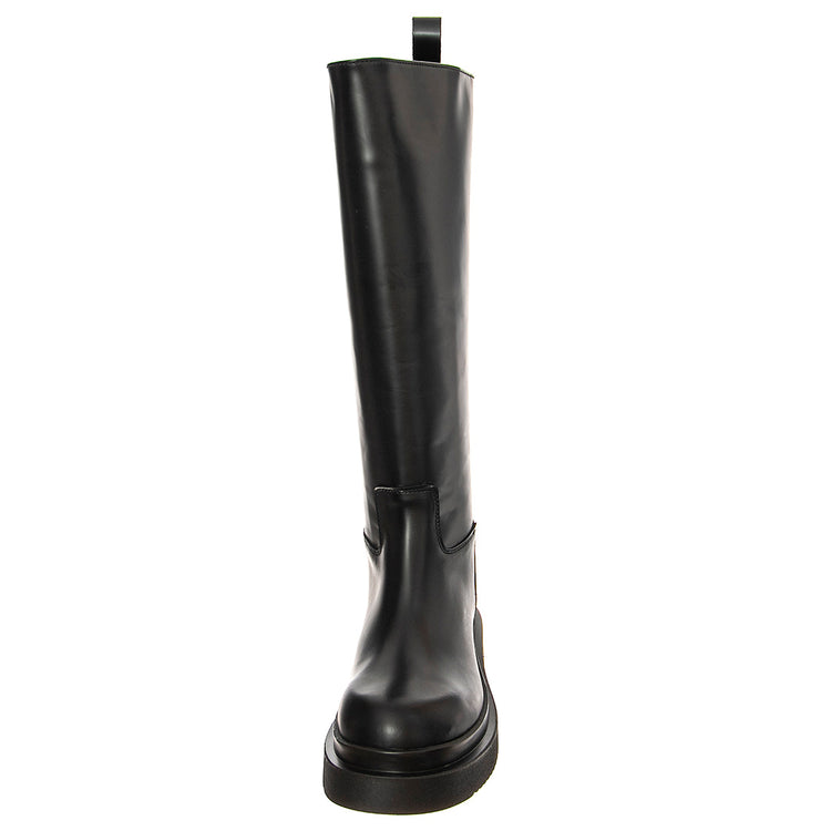 T BOOT 20 SMOOTH BLACK - Stivali Alti Donna Neri BTSTBOOT20-BKS . MR BOOTS 