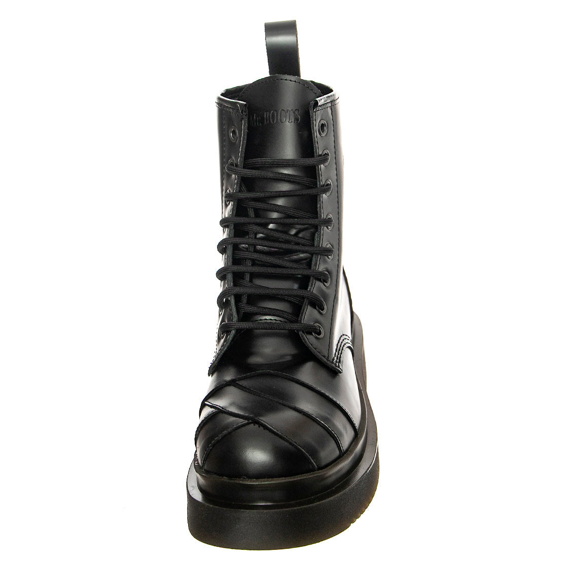 Stripe 08 - Stivali Donna Neri / Smooth Black BTSTSTRIPE08.BKS . MR BOOTS 