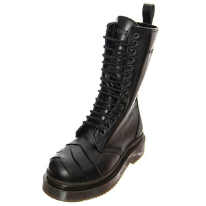 Stripe 14 Smooth - Stivali Stringati Donna Neri BTSTSTRIPE14.BKS . MR BOOTS 