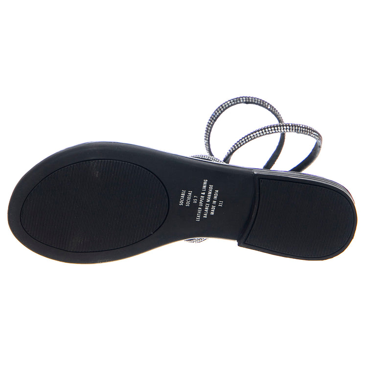 Sociable Black / Silver - Sandali Donna Argento SMSSOCIABLE-BLKSIL . STEVE MADDEN 