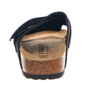 Kyoto black, Suede Leather / Nubuck - Sandali Uomo / Donna Neri 1022566 . BIRKENSTOCK 