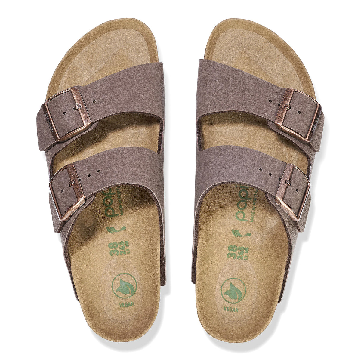 Arizona Platform mocca veg, Birko Flor - Sandali Donna Marroni 1027417 . BIRKENSTOCK 