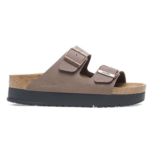 Arizona Platform mocca veg, Birko Flor - Sandali Donna Marroni 1027417 . BIRKENSTOCK 