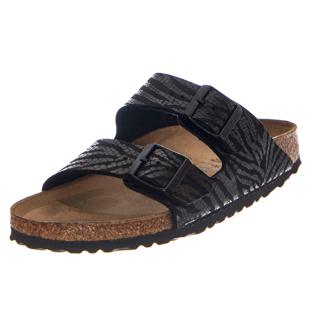 Arizona zebra black, Synthetics - Sandali Donna Neri 1029560 . BIRKENSTOCK 