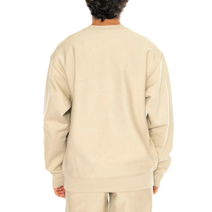 American Script Sweat Fleur De Sel - Felpa Girocollo Uomo Beige I025475.2LPXX . CARHARTT WIP 
