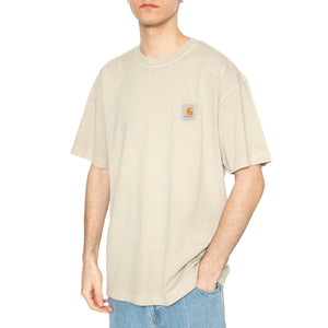 S/S Nelson T-Shirt Fleur De Sel - Maglietta Girocollo Uomo Beige I029949.2LPGD . CARHARTT WIP 