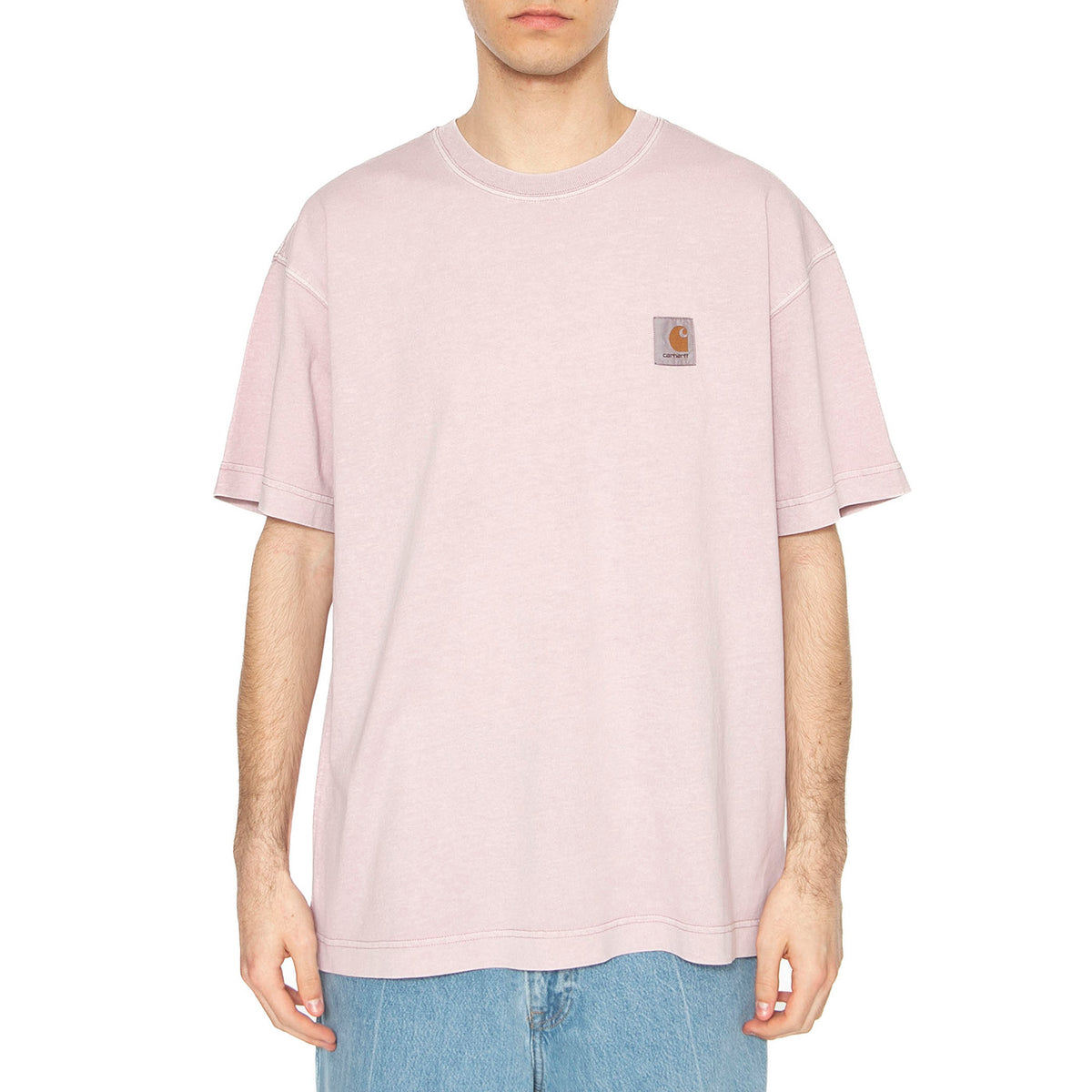 S/S Nelson T-Shirt Hortensia - Magletta Girocollo Uomo Viola I029949.2P8GD . CARHARTT WIP 