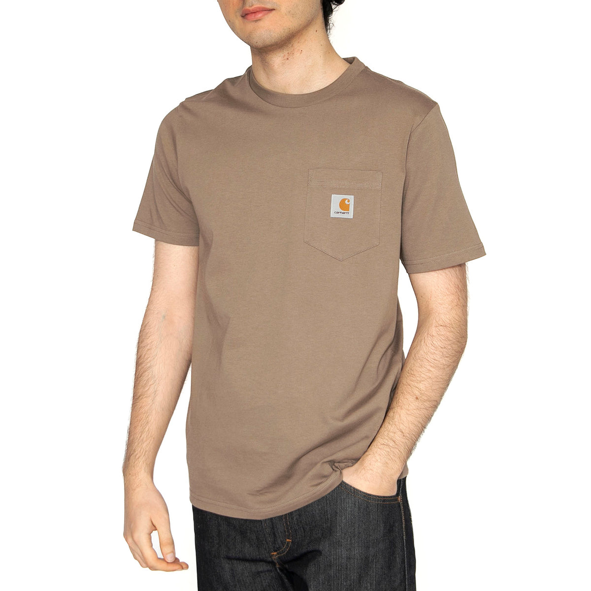 S/S Pocket T-Shirt Branch - Maglietta Girocollo Uomo Marrone I030434.1YJXX . CARHARTT WIP 