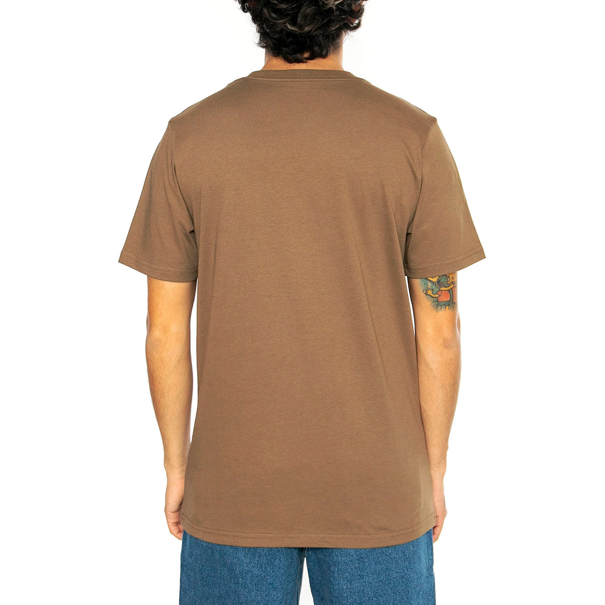 S/S Pocket T-Shirt Coconut - Maglietta Girocollo Uomo Marrone I030434.2LTXX . CARHARTT WIP 