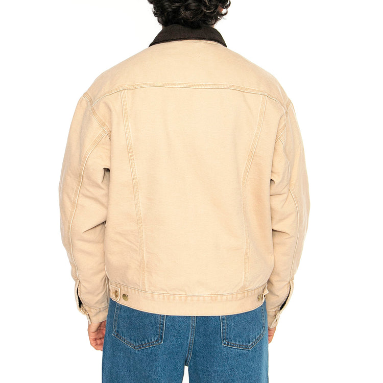 Dayton Trucker Jacket Dusty H Brown / Tobacco - Giacca Uomo Beige I034315.2N24O . CARHARTT WIP 