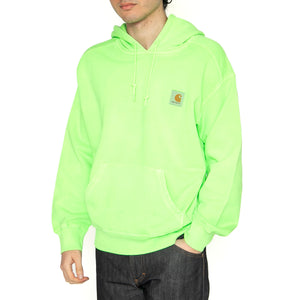 Hooded Industry Sweat Lumo Orange - Felpa con Cappuccio Uomo Verde I034417.2M4GD . CARHARTT WIP 