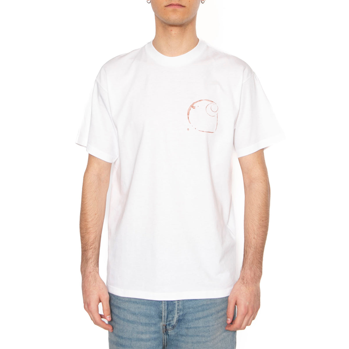 S/S Java T-Shirt White - Maglietta Girocollo Uomo Bianca I034764.02XX . CARHARTT WIP 