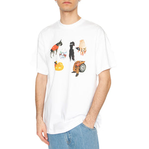 S/S Jacob Rochester T-Shirt White - Maglietta Girocollo Uomo Bianca I034780.02XX . CARHARTT WIP 