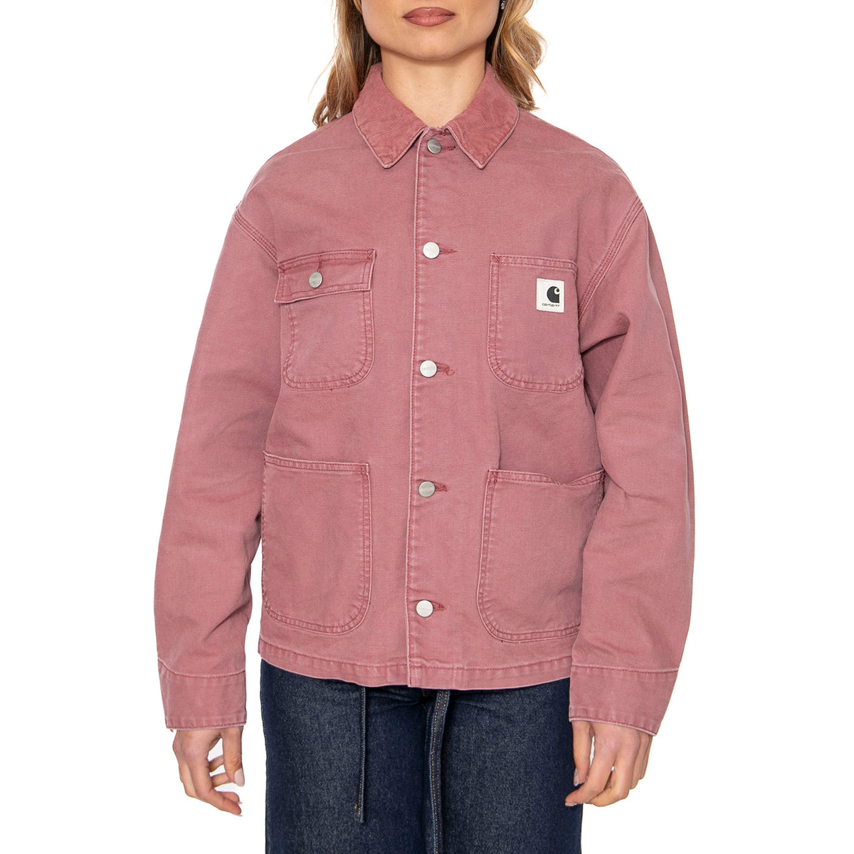 W' OG Michigan Coat Dusky Pink / Dusky Pink - Giacca Donna Viola I034843.2R74O . CARHARTT WIP 
