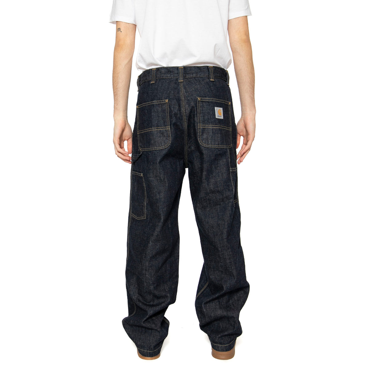 OG SINGLE KNEE PANT BLUE - Pantaloni Denim Jeans Uomo Blu I034871.0102 . CARHARTT WIP 
