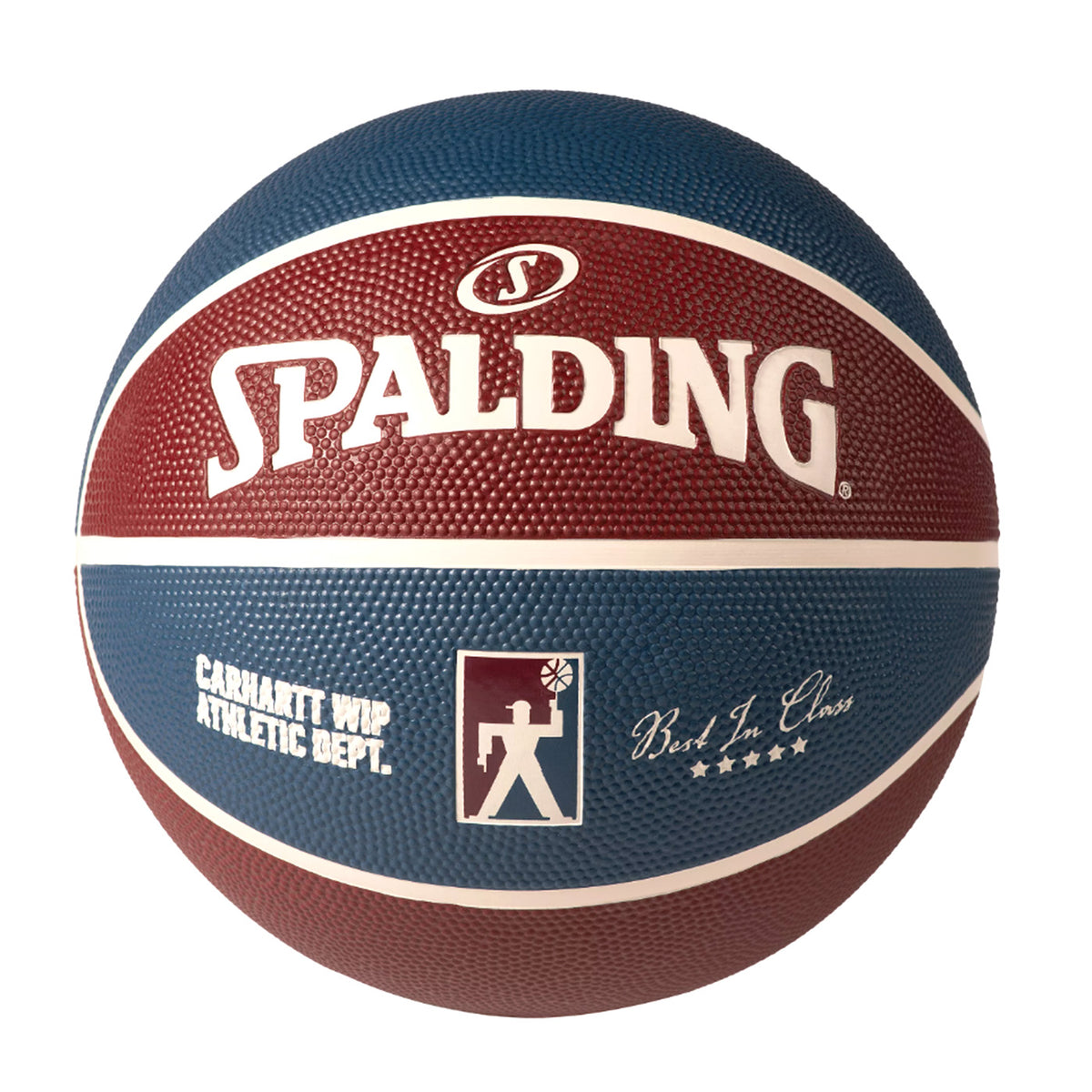 Spalding for Carhartt WIP Basketball Mulberry, Dusky Blue / Naturel - Pallone da Basket Multicolore I034908.2Z6XX . CARHARTT WIP 