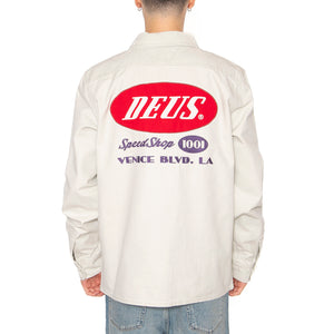 Tin Lizzie Shirt Dirty White - Camicia Uomo Beige DMP255932_DWH . DEUS EX MACHINA 