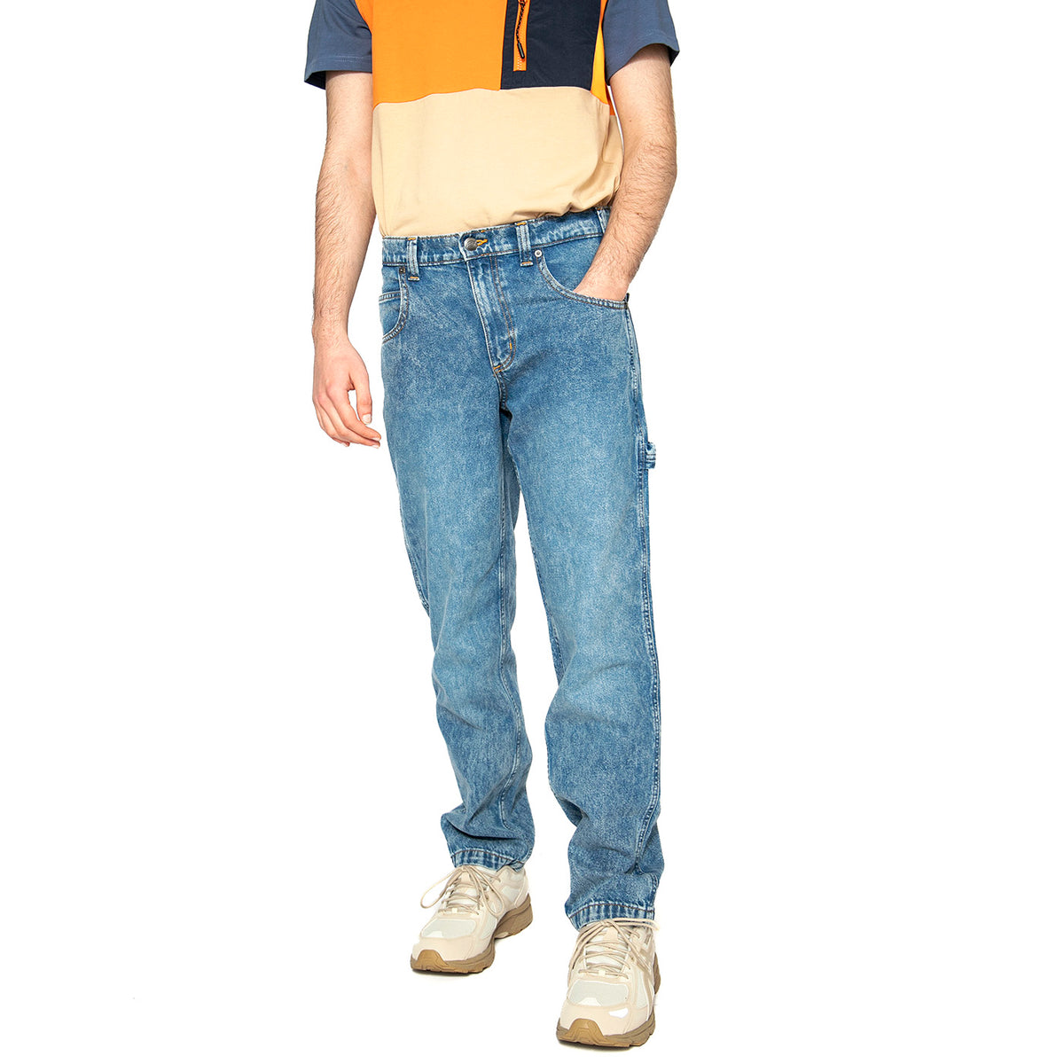 Garyville Denim Rinsed Fade - Pantaloni Denim Jeans Uomo Blu DK0A4XECK211 . DICKIES 