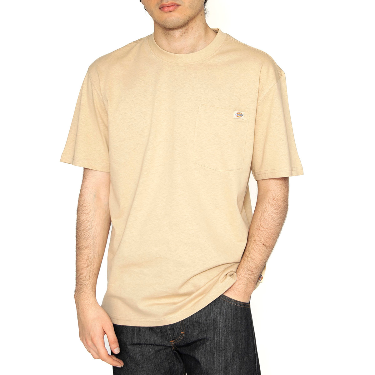 Luray Pocket Tee Irish Cream - Maglietta Girocollo Uomo Beige DK0A4YFCF951 . DICKIES 