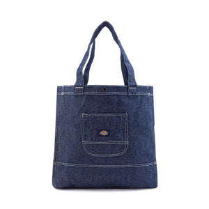 Denim Tote Bag Rinsed - Borsa Shopping Bag Denim Jeans Blu DK0A4Z6BRIN1 . DICKIES 