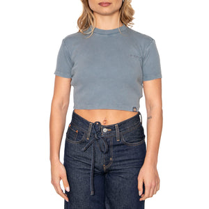 Plentywood Tee SS Stormy Weather - Maglietta Girocollo Donna Blu DK0A866FG701 . DICKIES 