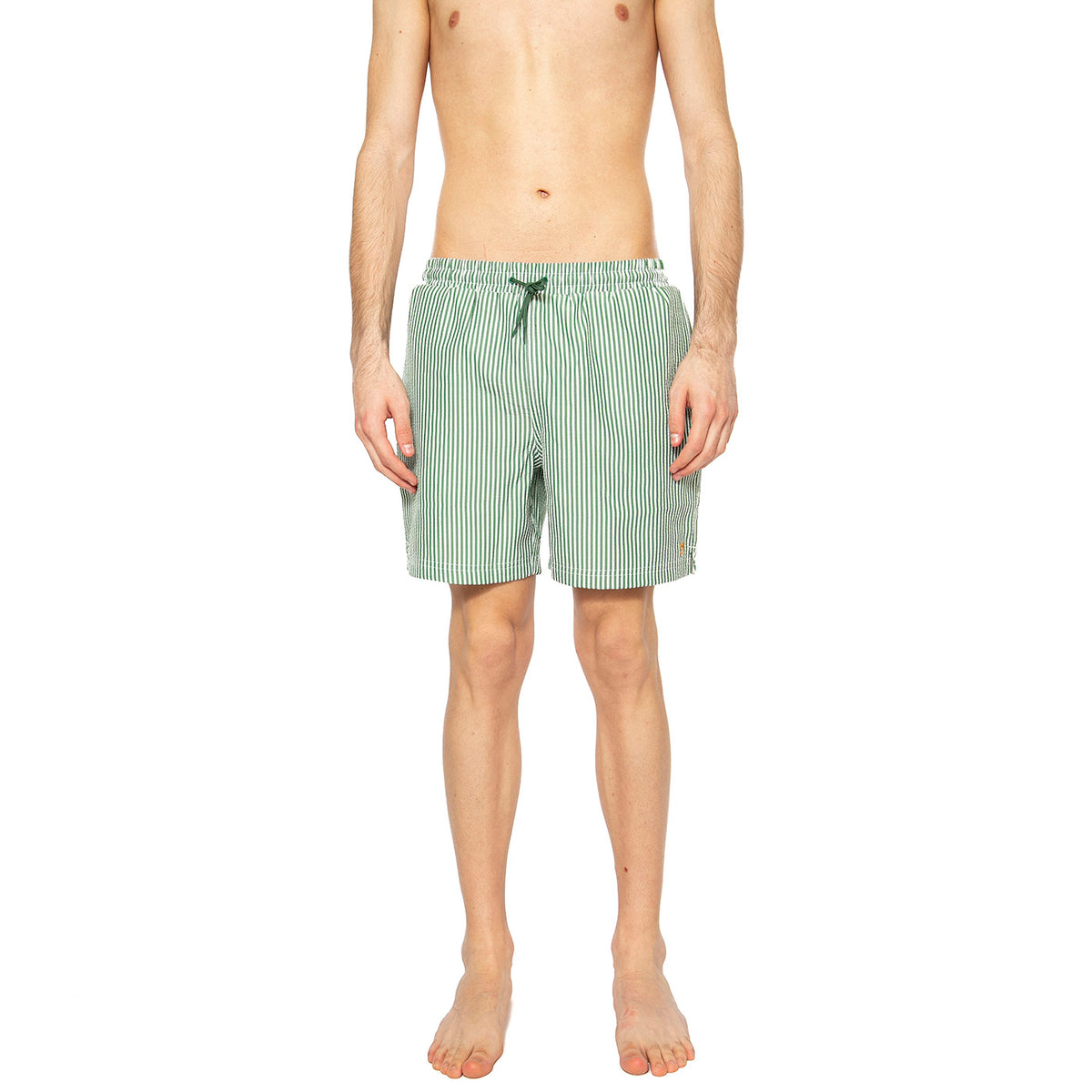 Colby Seersucker F Green Meadow - Costume da Bagno Uomo Multicolore F4SSE078387 . FARAH 