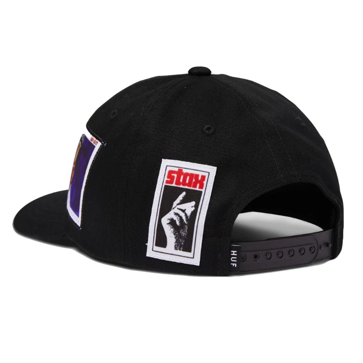 Stax Patches Snapback Black - Cappellino con Visiera Nero HT00847-BLACK . HUF 