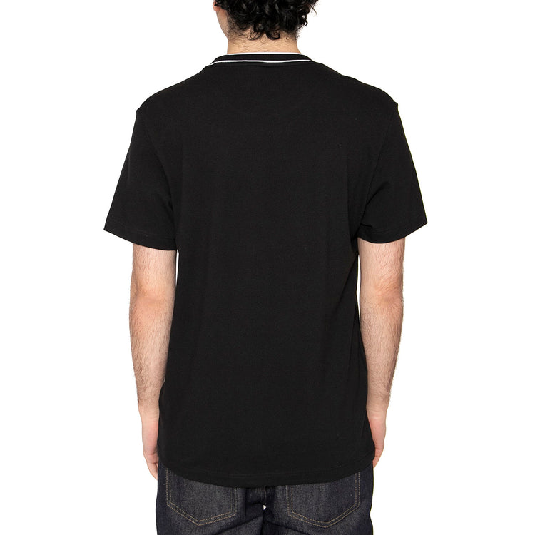 T-Shirt 031 Black - Maglietta Girocollo Uomo Nera TH8174-031 . LACOSTE 