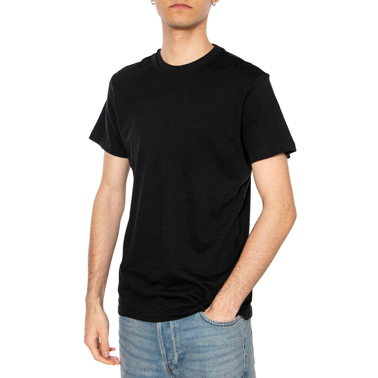 Twin Pack Crew Black - Maglietta Girocollo Uomo Nera 112117012 . LEE 