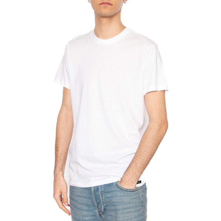 Twin Pack Crew White - Set da Due Magliette Girocollo Uomo Bianca e Nera 112117018 . LEE 