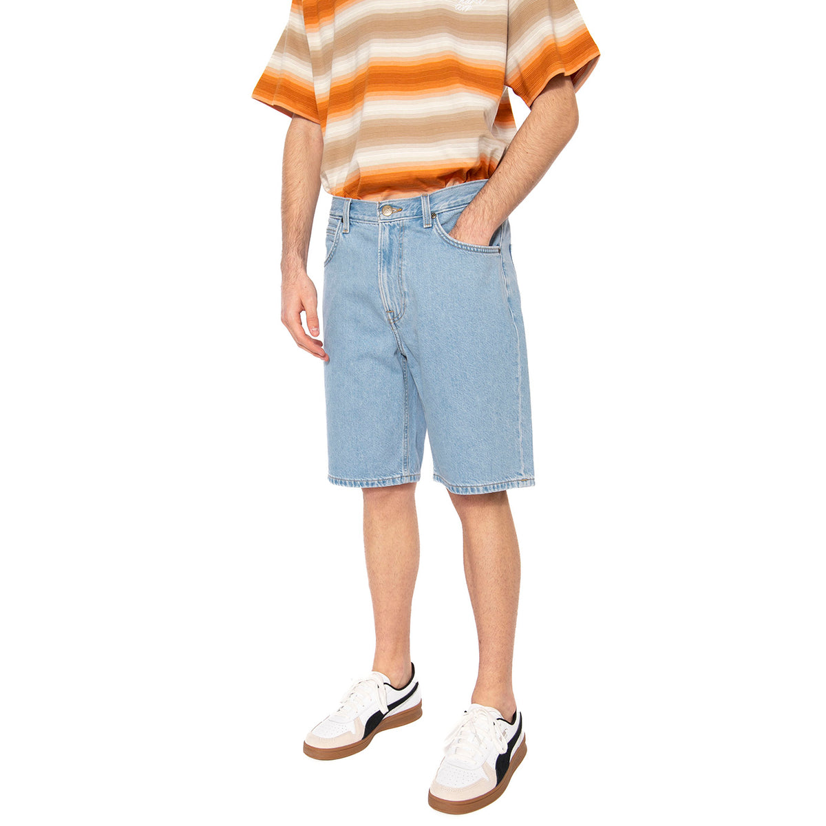 Asher Short Fenningan - Bermuda Uomo Blu 112364084 . LEE 