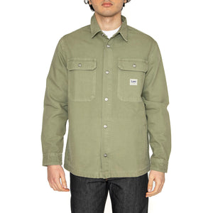 Workwear Overshirt Mercantile Green - Camicia Uomo Verde 112364123 . LEE 
