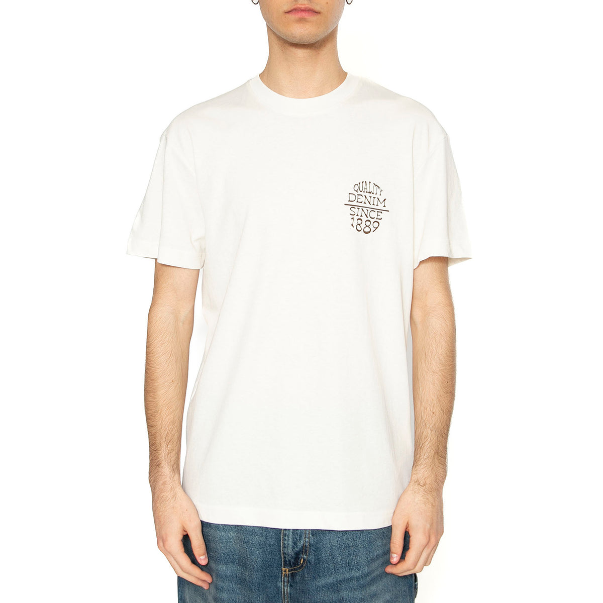 Relaxed Tee Ecru - Maglietta Girocollo Uomo Bianca 112364544 . LEE 