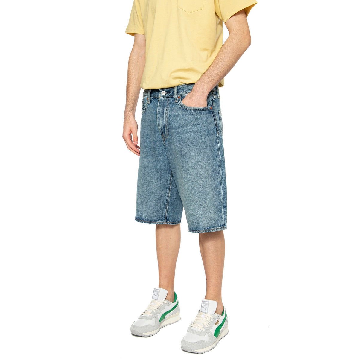 478 Baggy Short My Frequency - Bermuda Denim Jeans Uomo Blu 001JM-0005 . LEVIS 