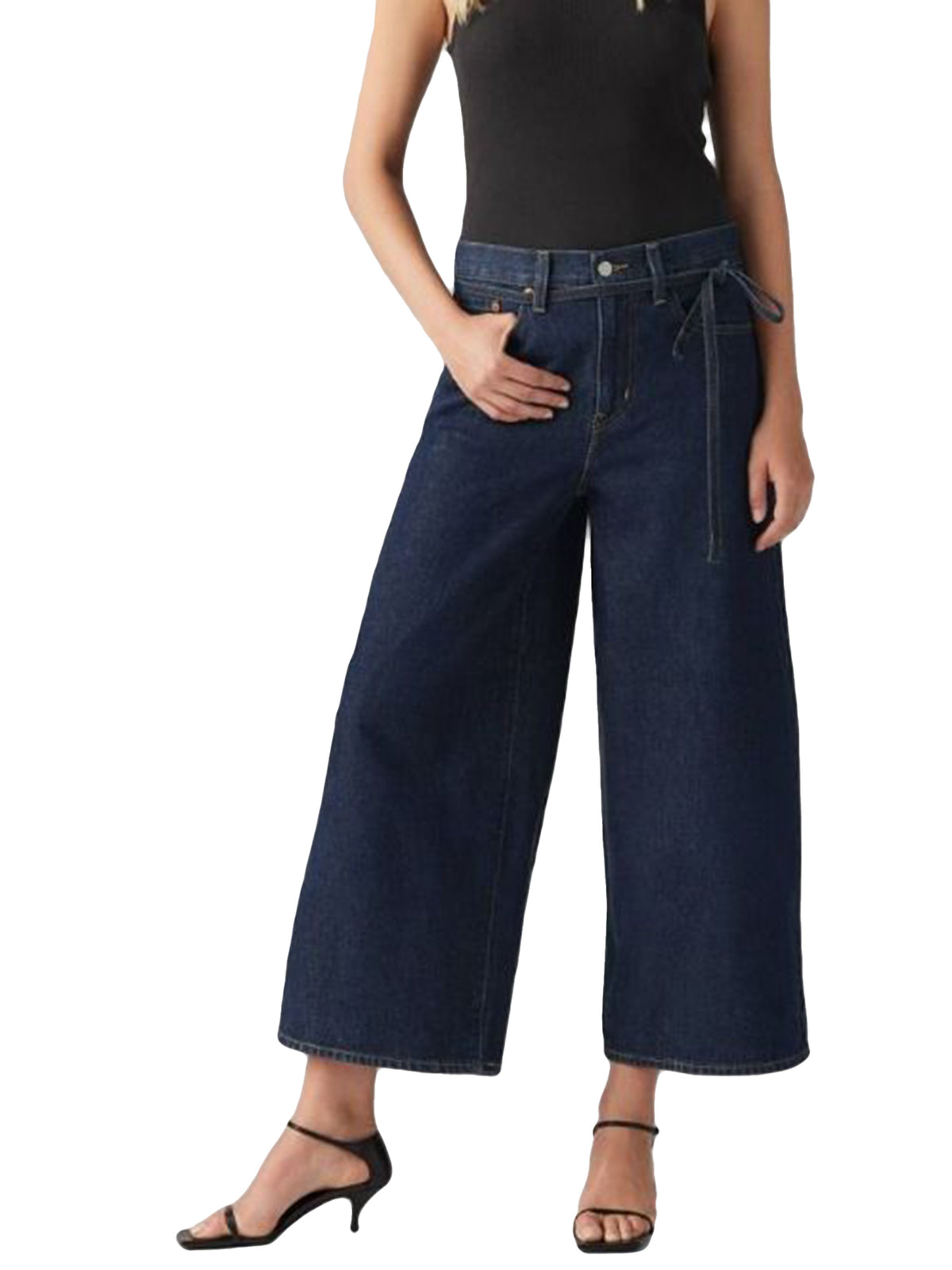 XL CULOTTE SHADED VIEW BLUE - Jeans Culotte Donna Blu 001V1-0004 . LEVIS 