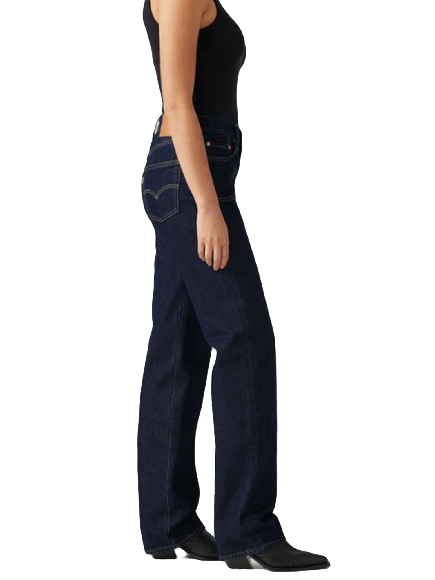 501 '90S WESTERN DEEP BREATH - Jeans Donna Blu Scuro 001V3-0000 . LEVIS 