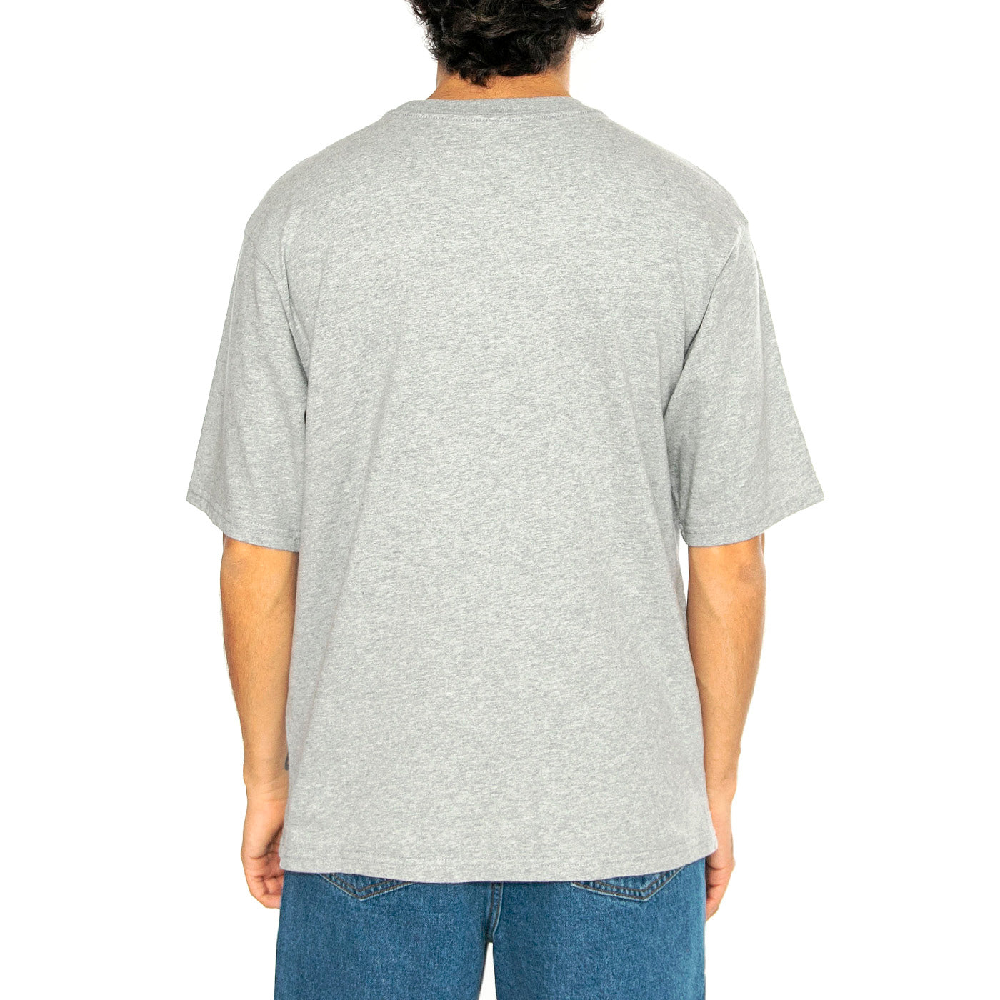 CARHARTT WIP S/S WORKWEAR TEE MID TONE GREY HEATHER - Maglietta Girocollo Uomo Grigia A5850-0003 . LEVIS 