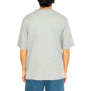 CARHARTT WIP S/S WORKWEAR TEE MID TONE GREY HEATHER - Maglietta Girocollo Uomo Grigia A5850-0003 . LEVIS 