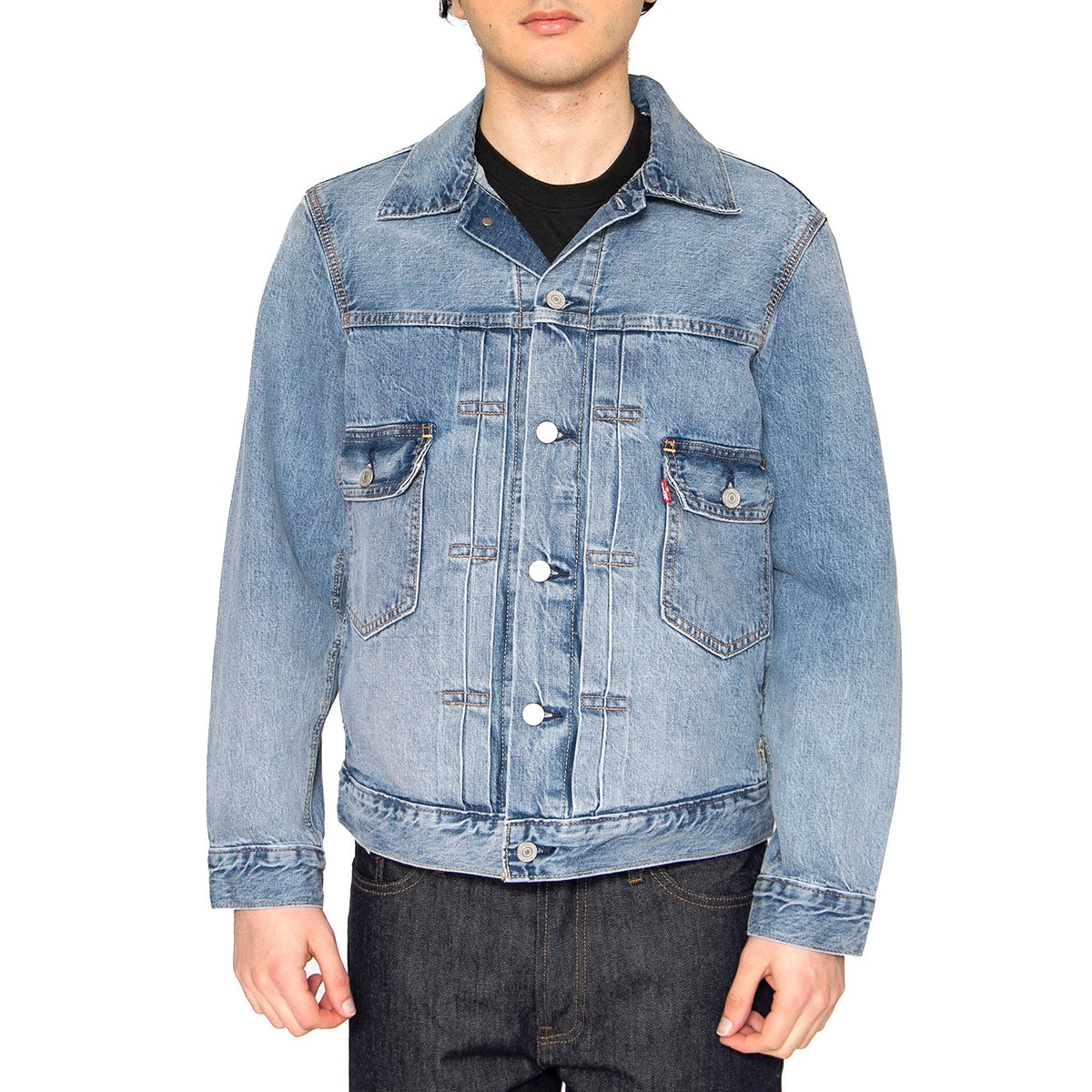 Type 2 Trucker Blue Sky Selv - Giacca Denim Jeans Uomo Blu A7632-0014 . LEVIS 