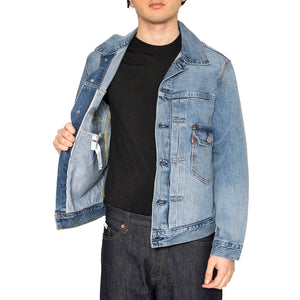 Type 2 Trucker Blue Sky Selv - Giacca Denim Jeans Uomo Blu A7632-0014 . LEVIS 