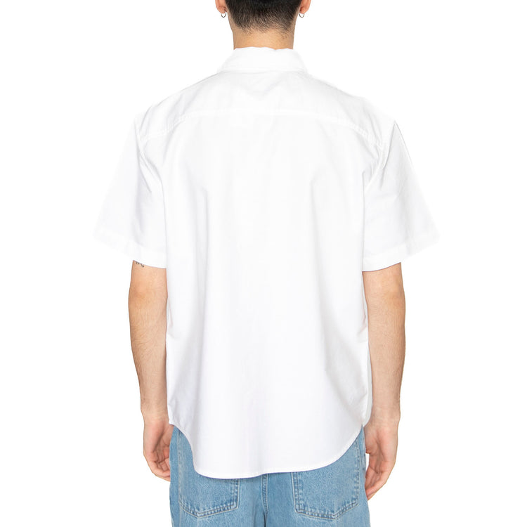 SS Authetic Button Down Bright White - Camicia Maniche Corte Uomo Bianca A9161-0014 . LEVIS 